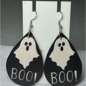 Boo Halloween Earrings